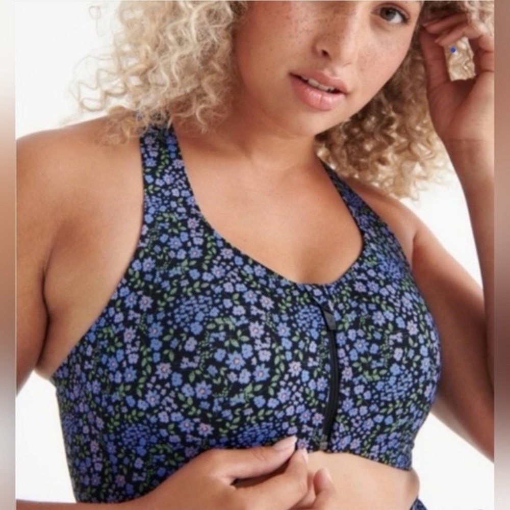 Knix Women's High Support Zip Front Catalyst Sports Bra Size: 6